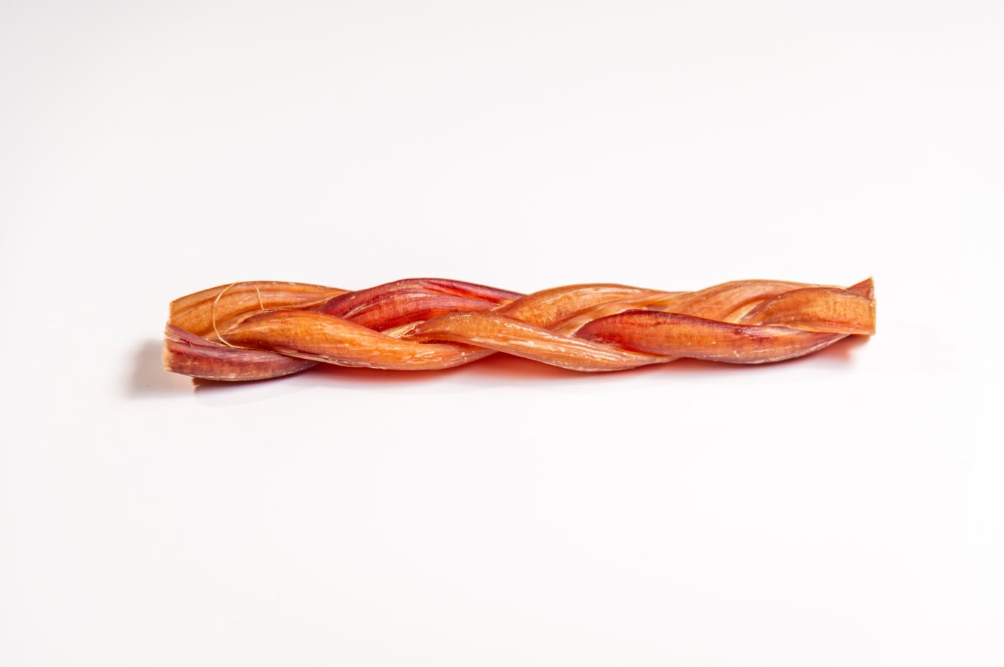 Single 6-inch braided beef bully stick, all-natural chew for dogs that supports oral health and satisfies chewing instincts